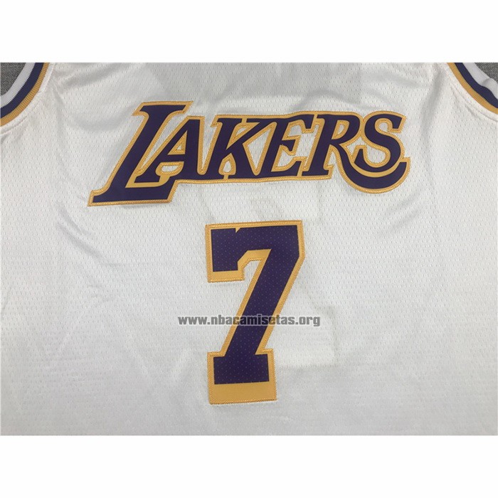 Camiseta Los Angeles Lakers Carmelo Anthony NO 7 Association 2021 Blanco